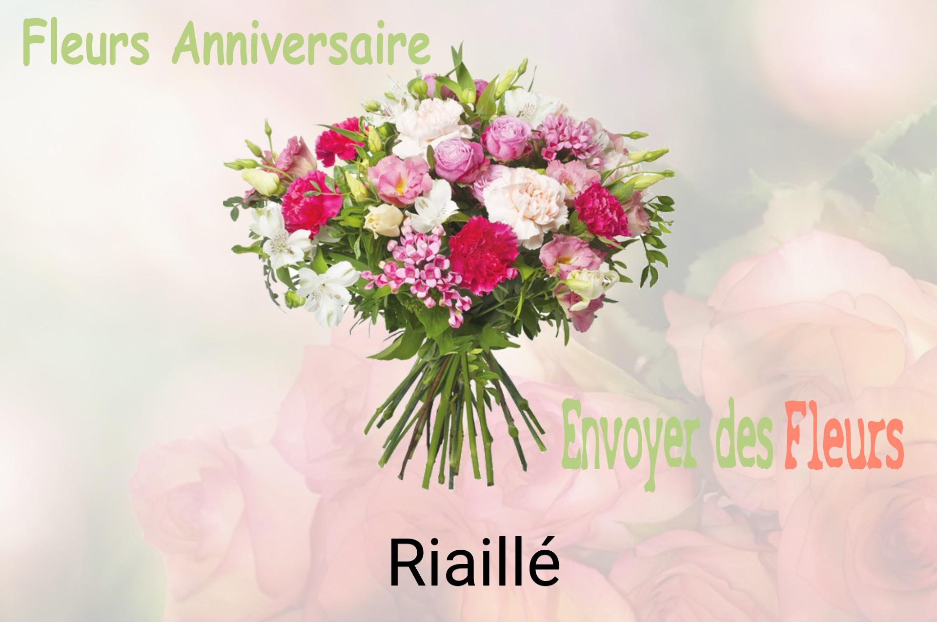 Bouquet de fleurs d’anniversaire livré à Riaillé