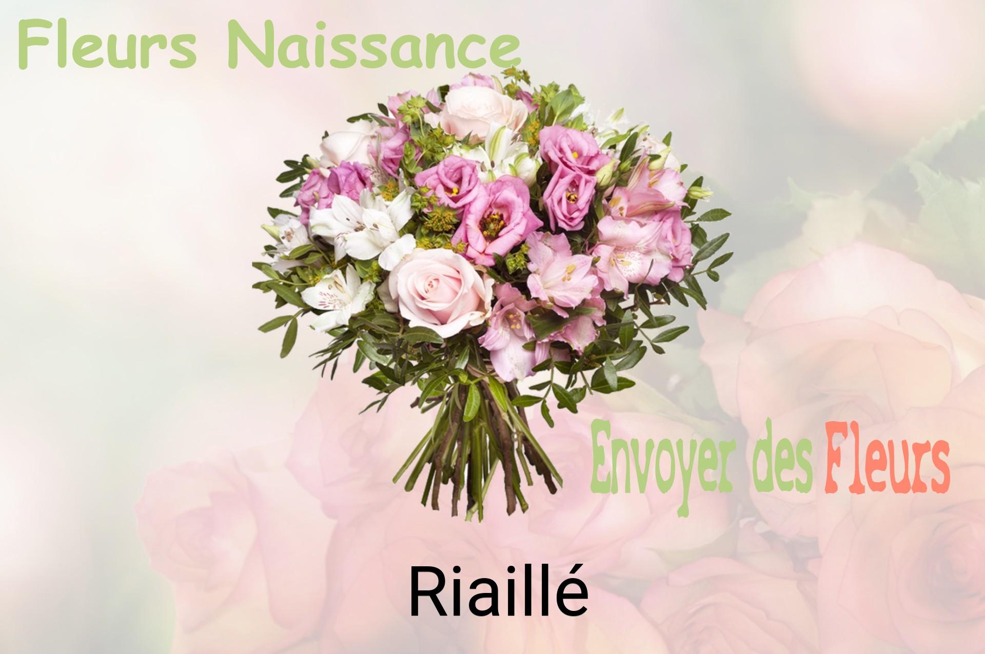 Bouquet de fleurs de naissance livré à Riaillé